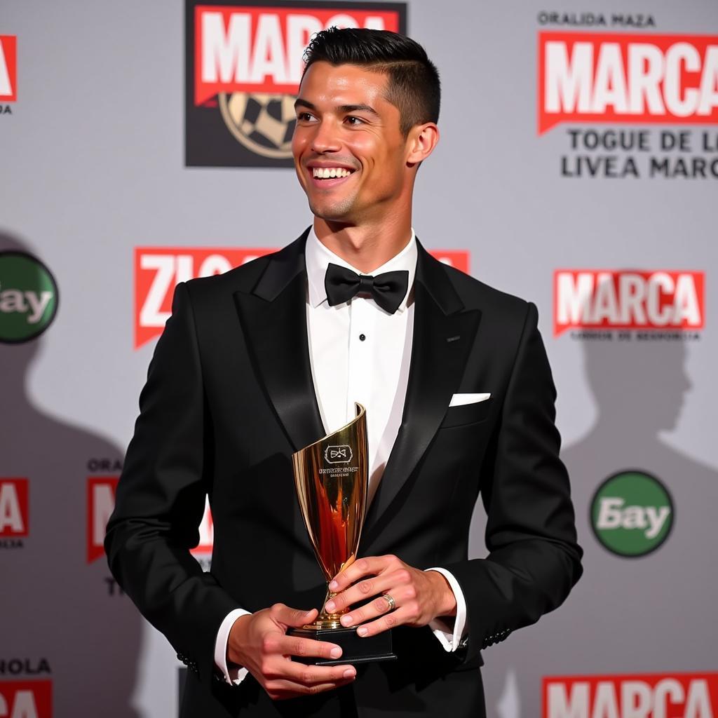 Ronaldo nhận giải thưởng Marca