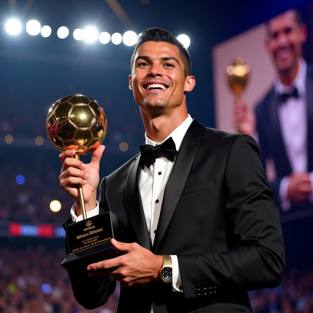 Ronaldo nhận giải thưởng The Best FIFA Men's Player