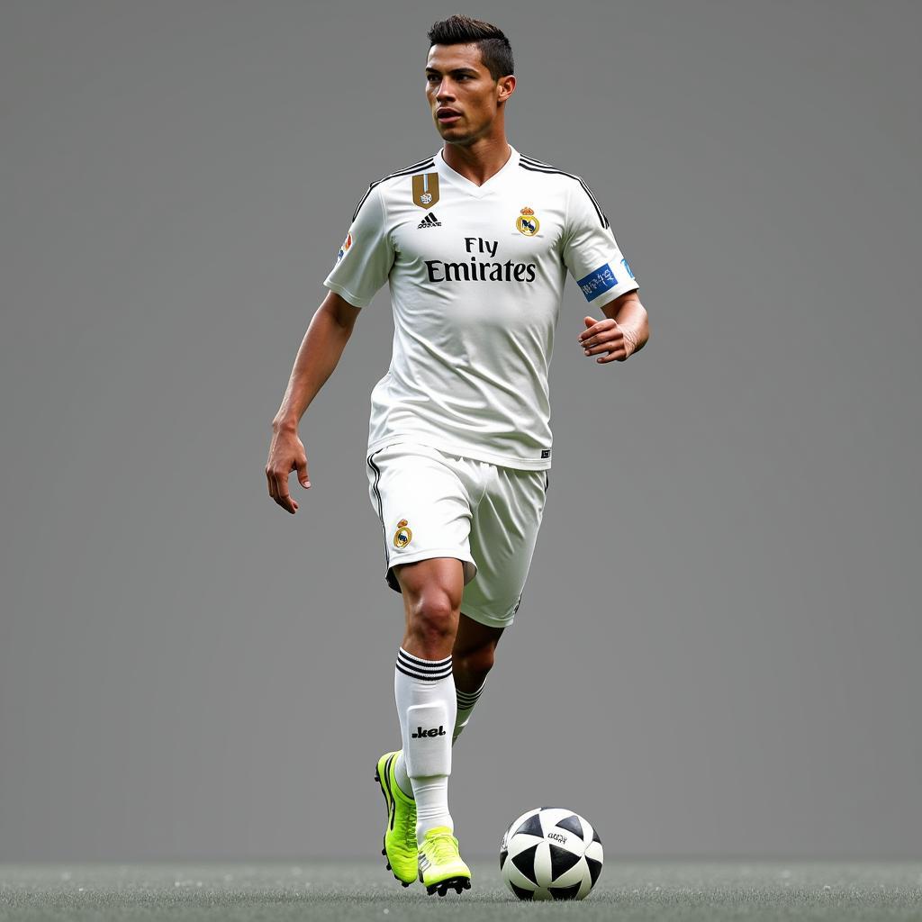 Ronaldo Real Madrid 2014 hình ảnh 3D đẹp mắt