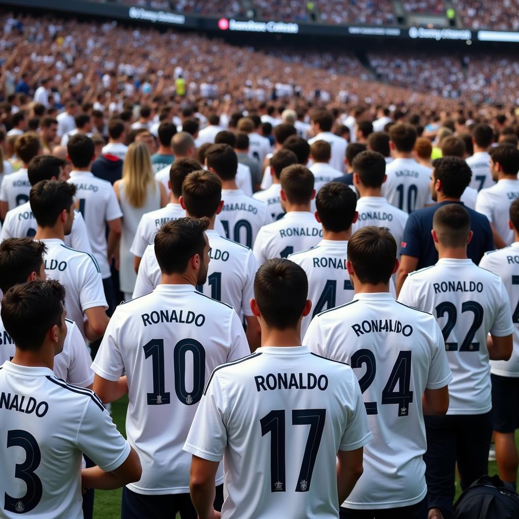 Cristiano Ronaldo Real Madrid jersey sales surge