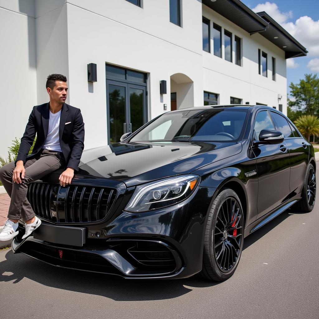 Ronaldo và siêu xe Brabus 800 Widestar