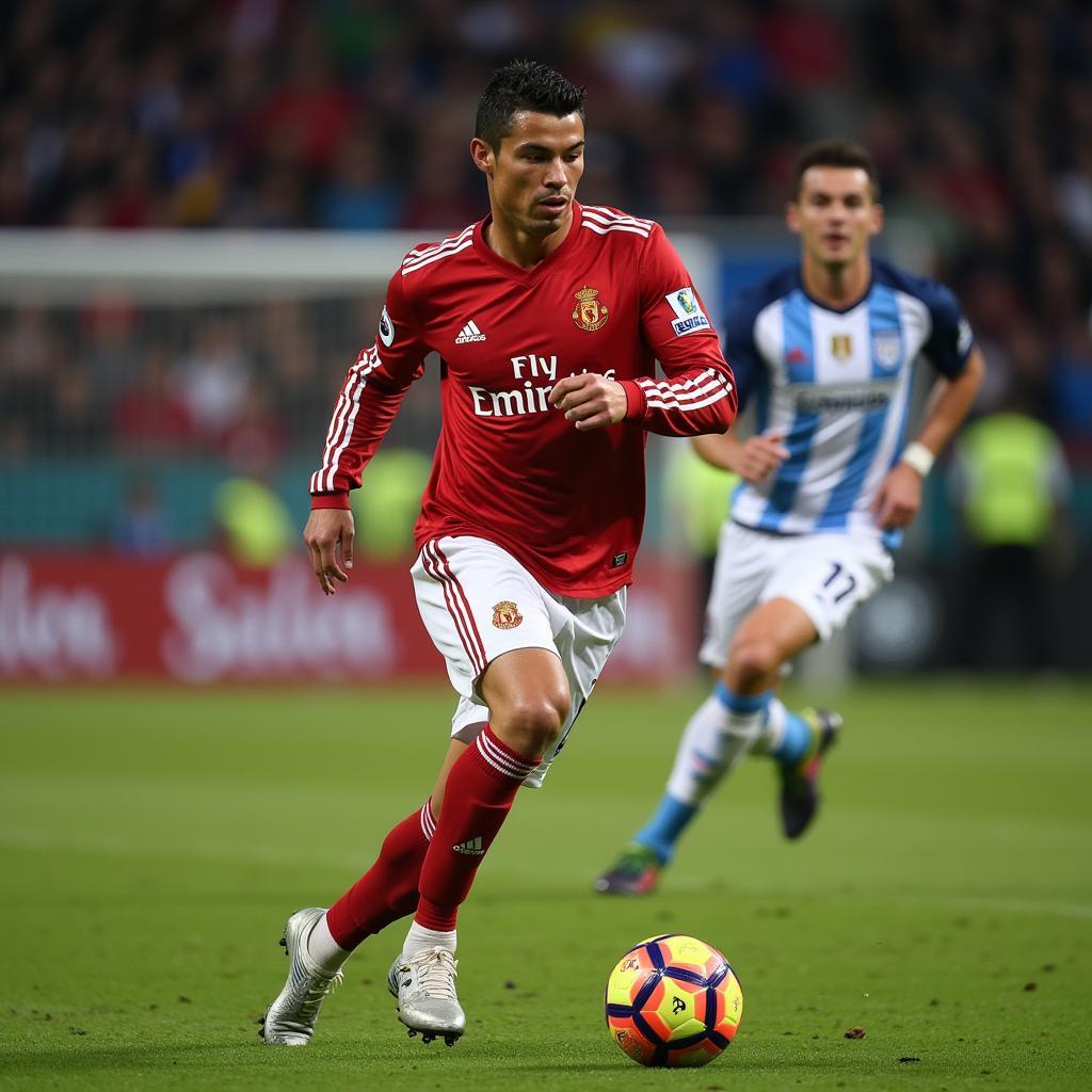 Ronaldo số 9 tỏa sáng trên sân cỏ