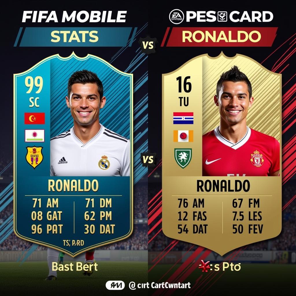 So sánh chỉ số Ronaldo TC và COC