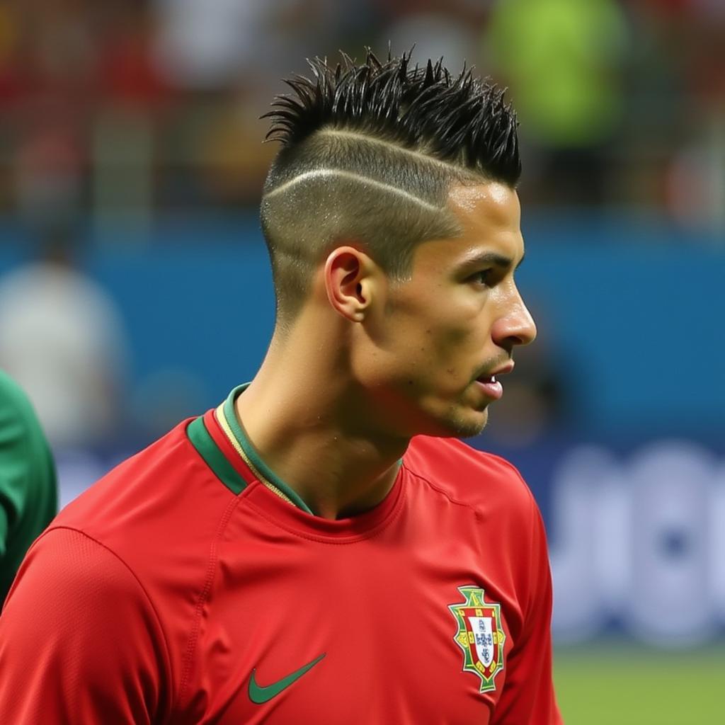 Ronaldo's Zig-Zag Hairstyle at the 2014 World Cup