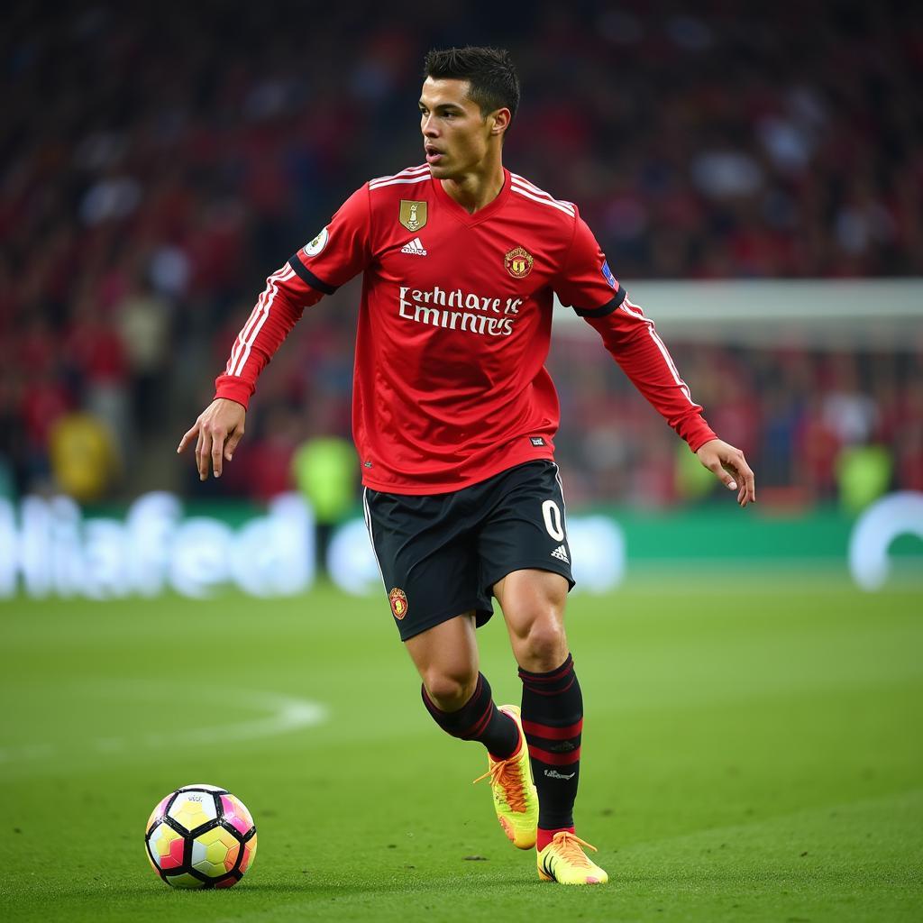 Ronaldo trên sân cỏ