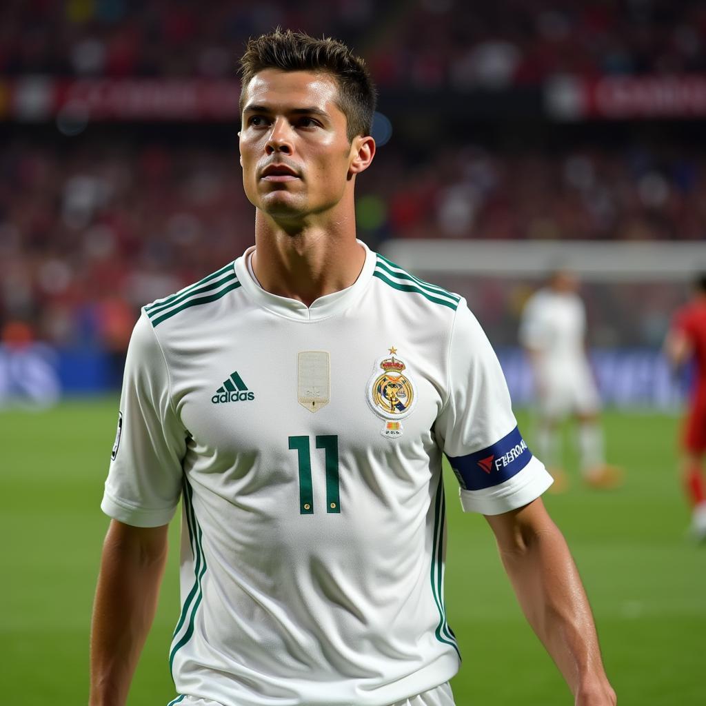 Ronaldo trong màu áo đội tuyển