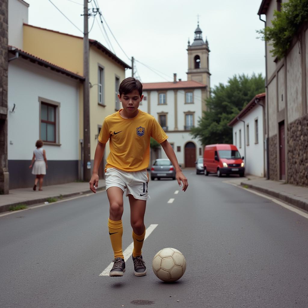 Ronaldo thời thơ ấu tại Madeira