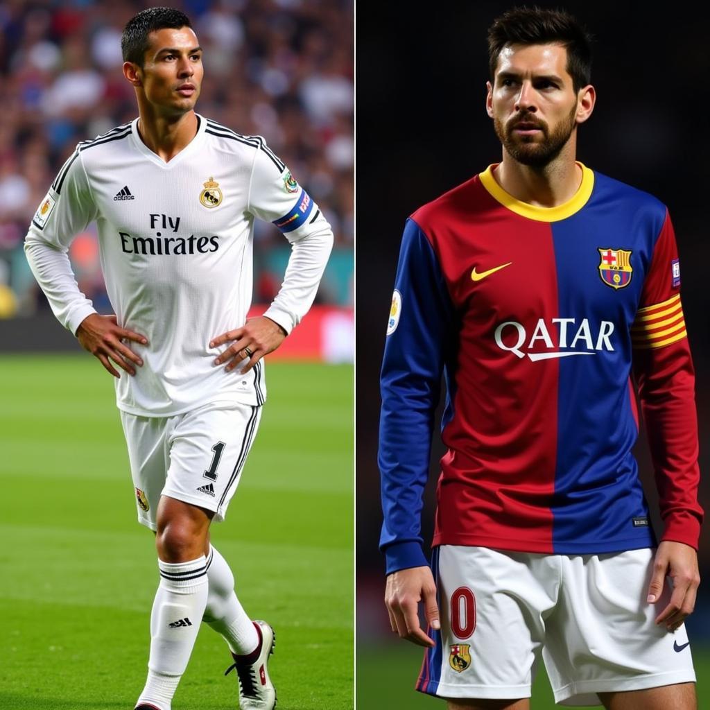 Ronaldo và Messi - Hai huyền thoại