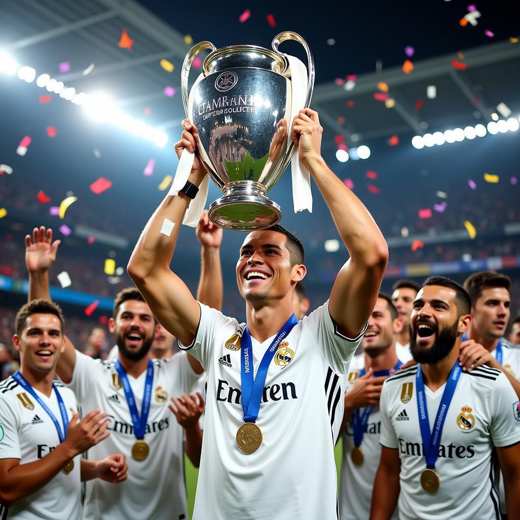 Ronaldo vô địch Champions League cùng Real Madrid