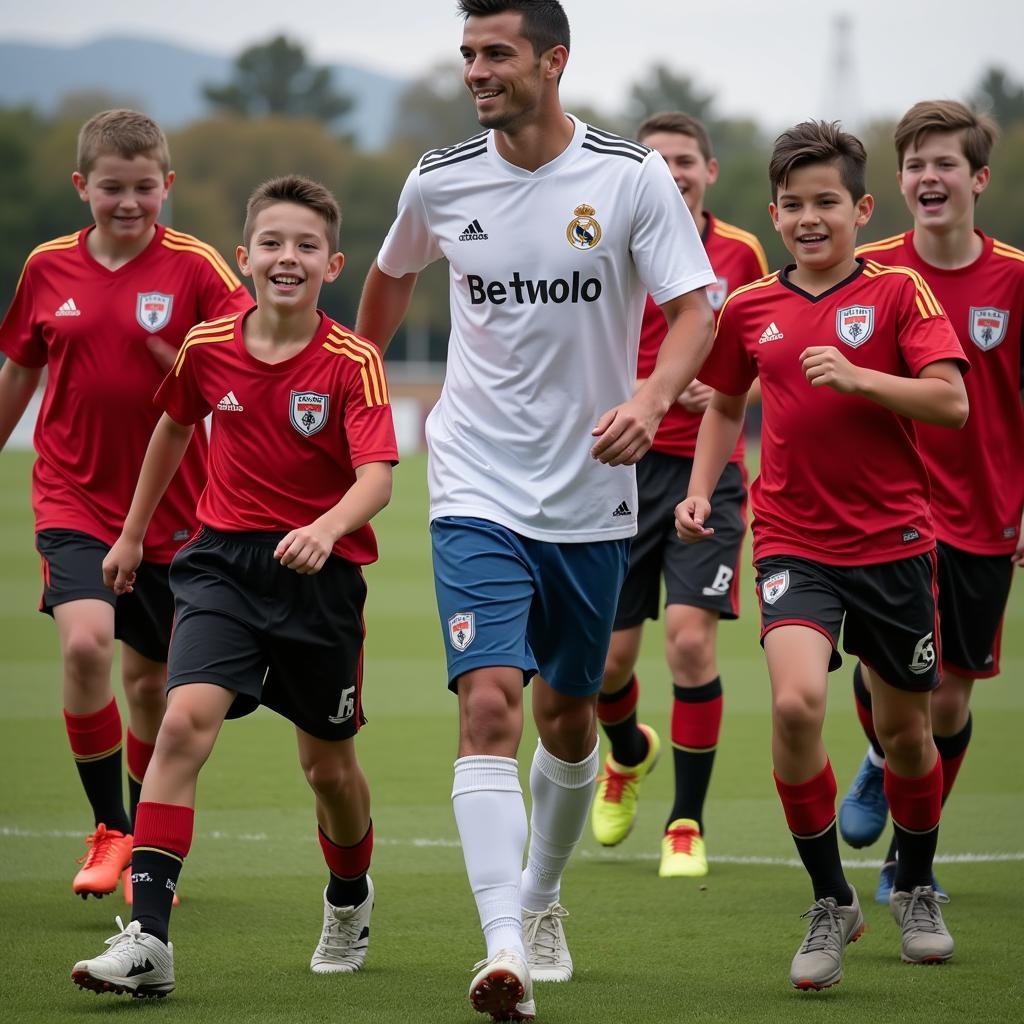 Ronaldo walking là nguồn cảm hứng