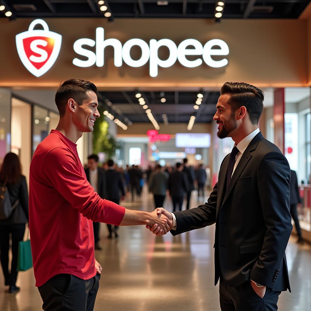 Shopee và Ronaldo bắt tay hợp tác