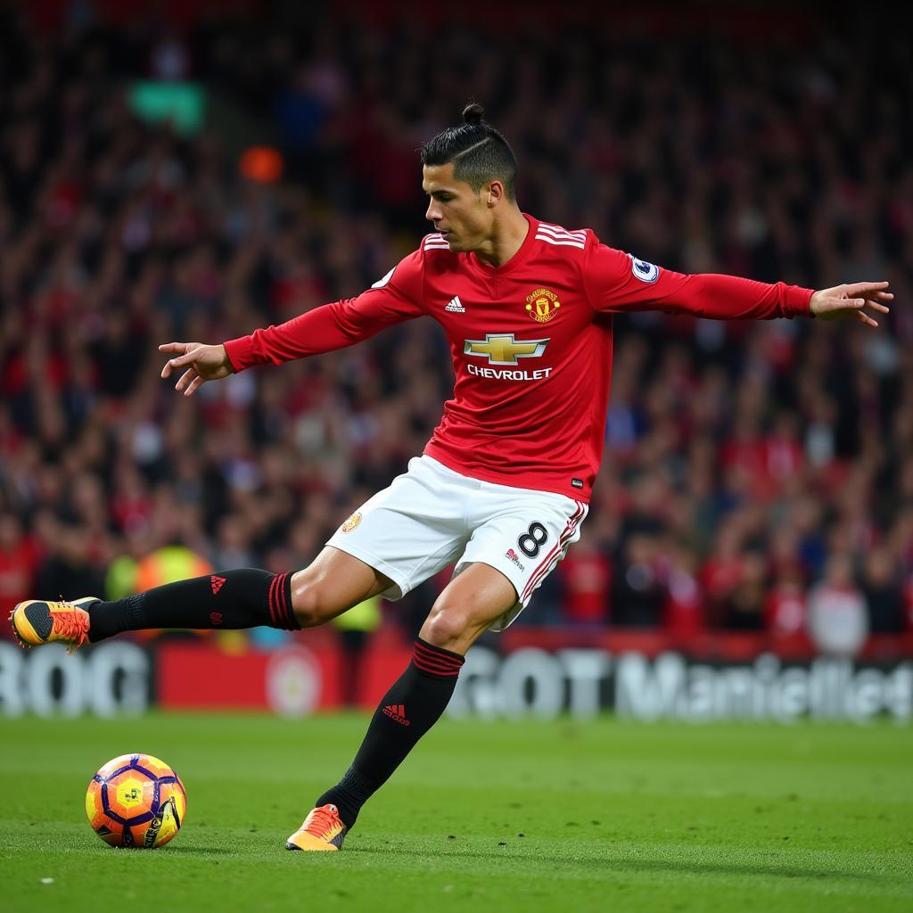 Ronaldo kiến tạo tại Manchester United