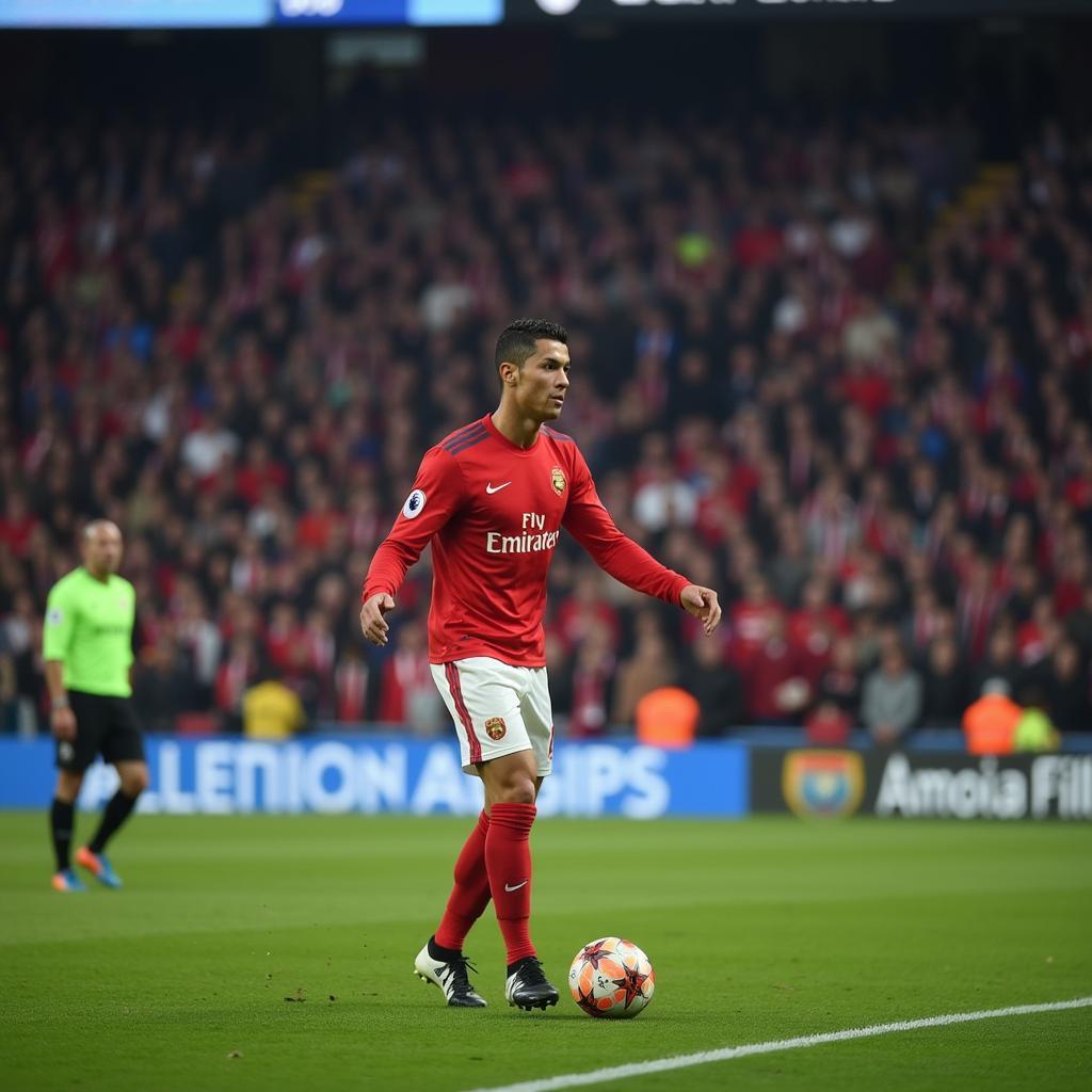 Ronaldo thể hiện tâm lý thép khi thực hiện phạt đền