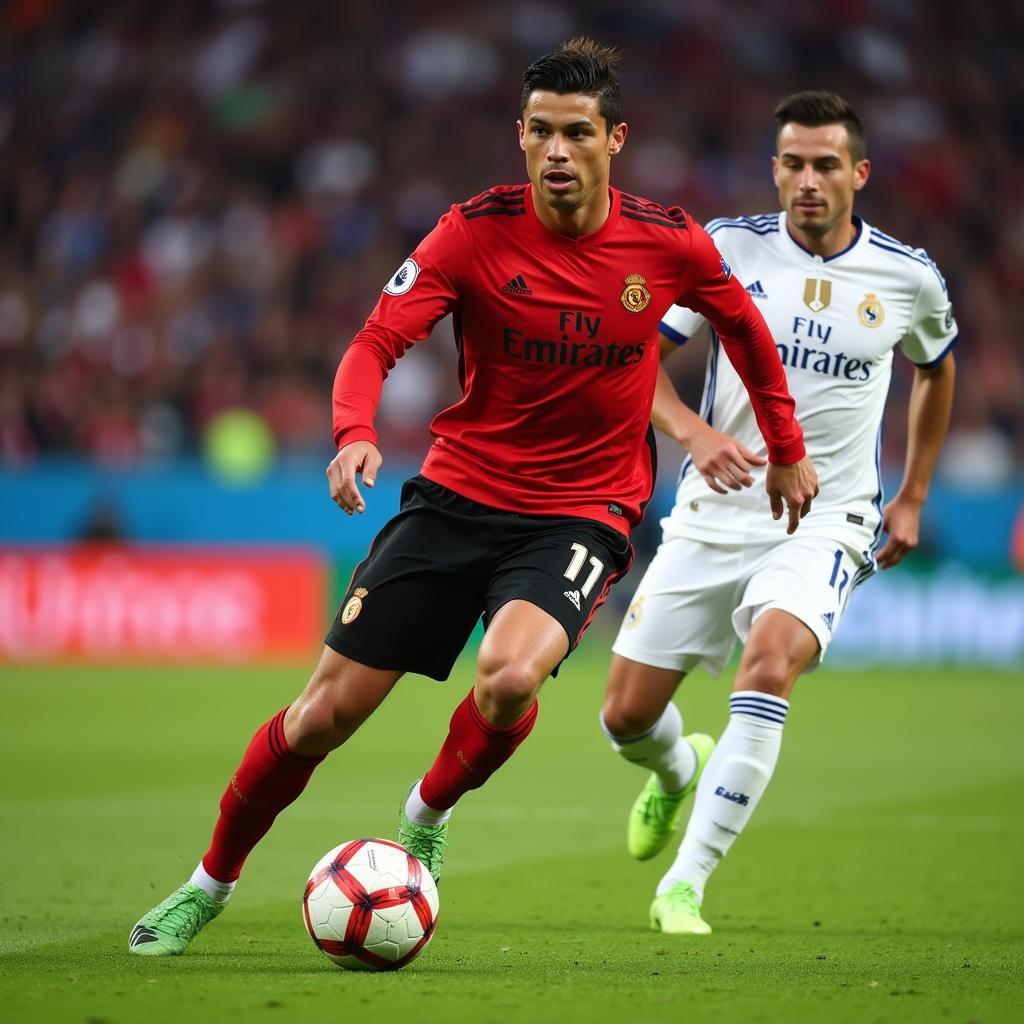 Tốc độ và kỹ thuật đột phá của CR7