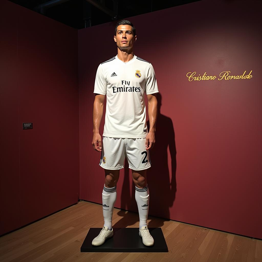 Tượng sáp Ronaldo tại Lisbon