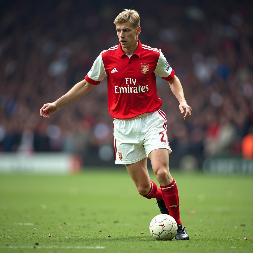 Wenger playing football