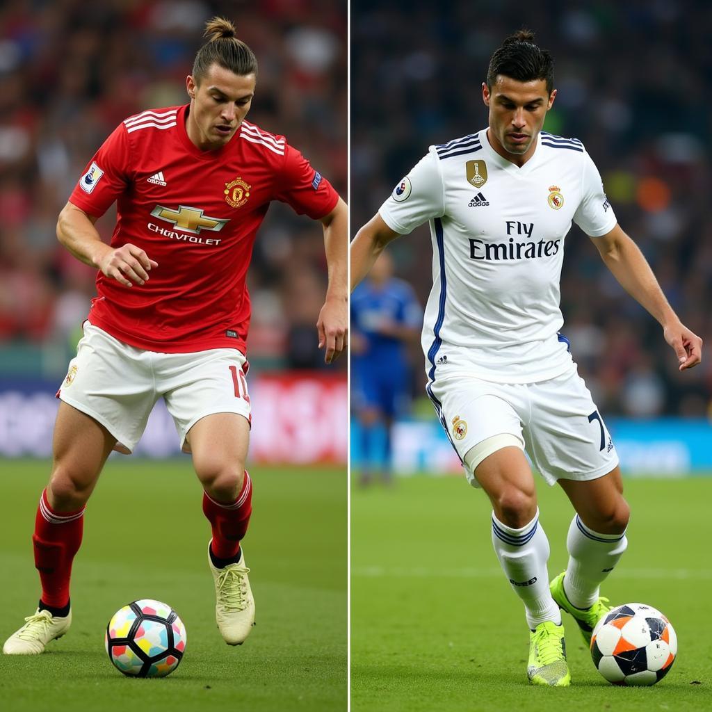 Zlatan và Ronaldo: Phong cách thi đấu đối lập