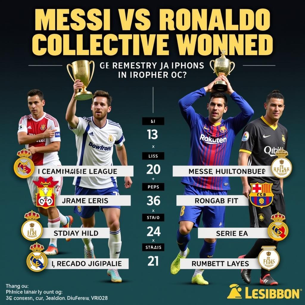 So sánh Danh hiệu Messi và Ronaldo: Cuộc Đua Kỳ Thú Của Hai Huyền Thoại